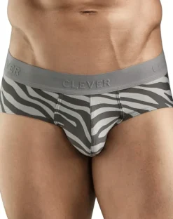 Clever 1801 Cebra Briefs Gray