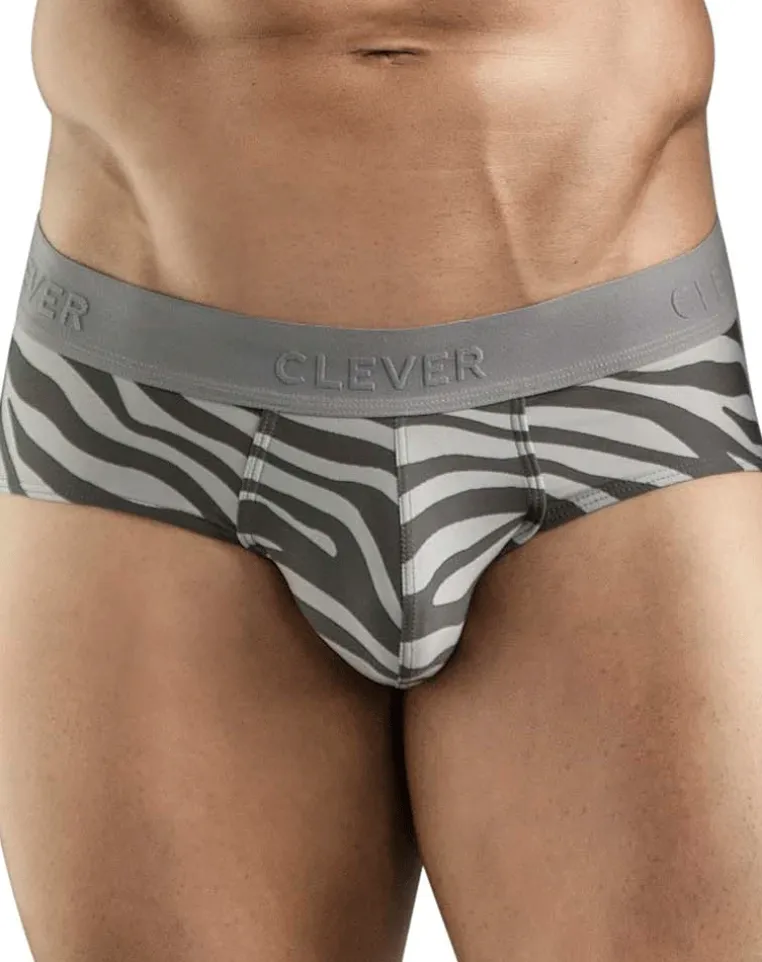 Clever 1801 Cebra Briefs Gray
