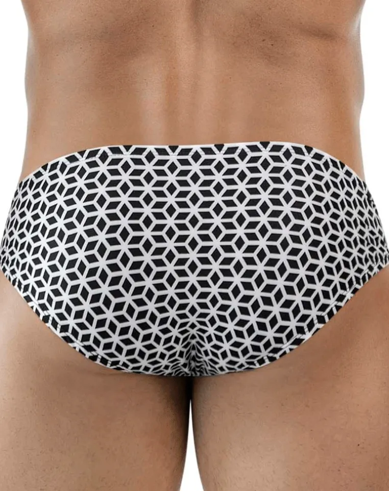 Clever 1857 Cuadricula Bikini White