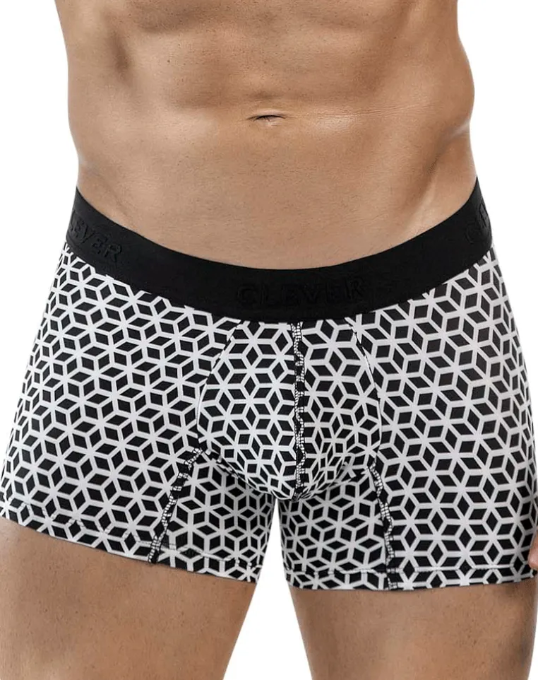 Clever 1854 Cuadricula Trunks White