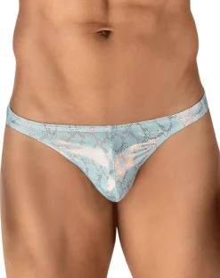 Clever 2063 Diamond Thongs Blue