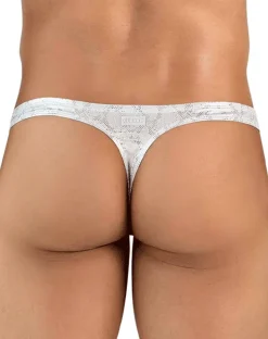 Clever 2063 Diamond Thongs Silver