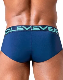 Clever 519968 3pk Australian Latin Briefs Beige-blue-green