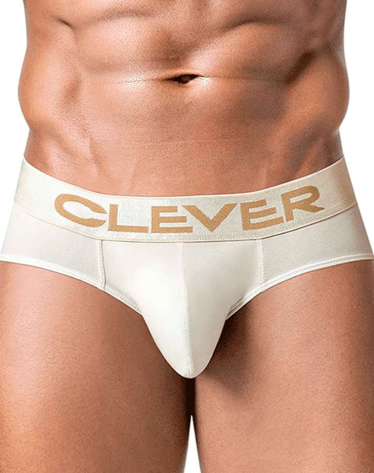 Clever 519968 3pk Australian Latin Briefs Beige-blue-green