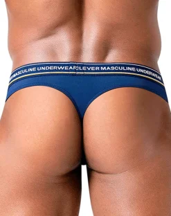 Clever 100010 3pk Australian Latin Thongs Blue-petrol-green