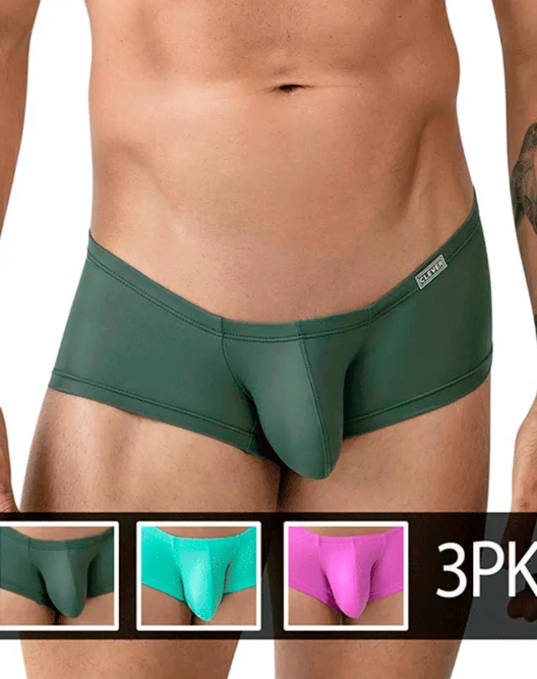 Clever 229961 3pk Australian Latin Trunks Multi-colored