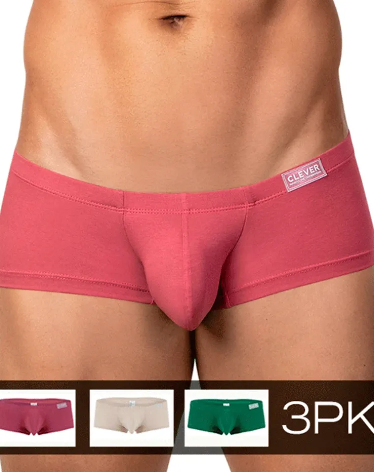 Clever 26066 3pk Australian Latin Trunks Multi-colored