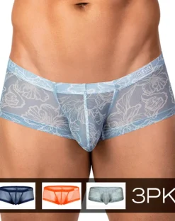 Clever 26067 3pk Australian Latin Trunks Multi-colored