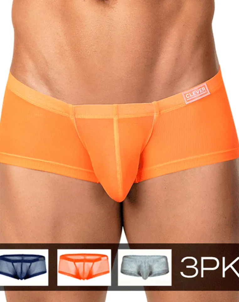 Clever 26067 3pk Australian Latin Trunks Multi-colored