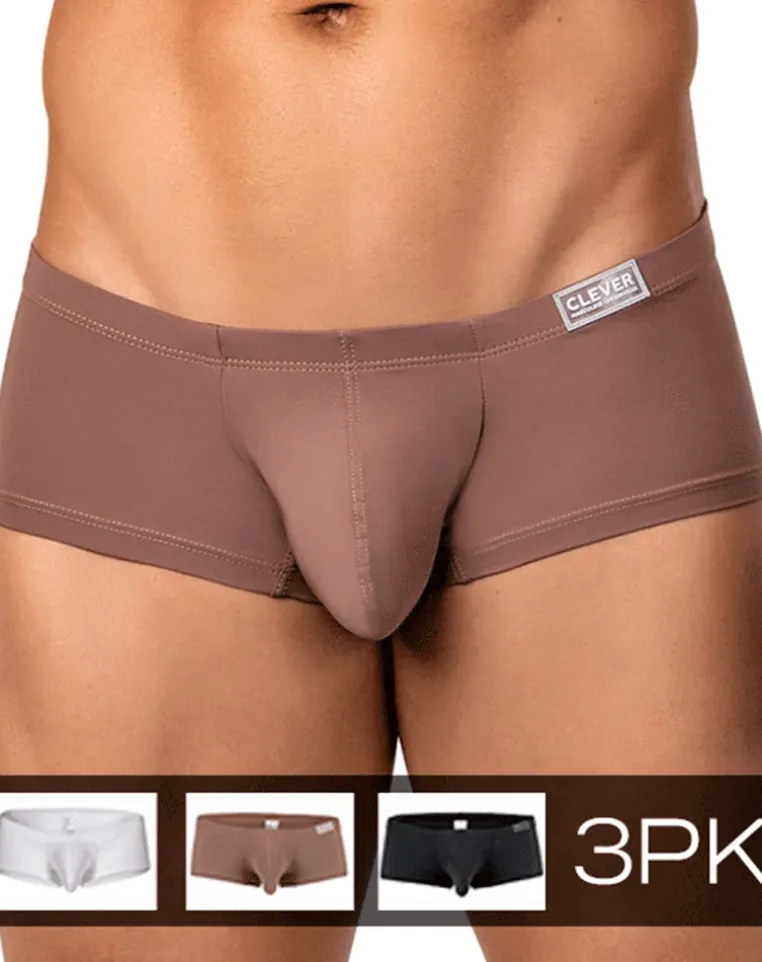 Clever 26068 3pk Australian Latin Trunks Multi-colored