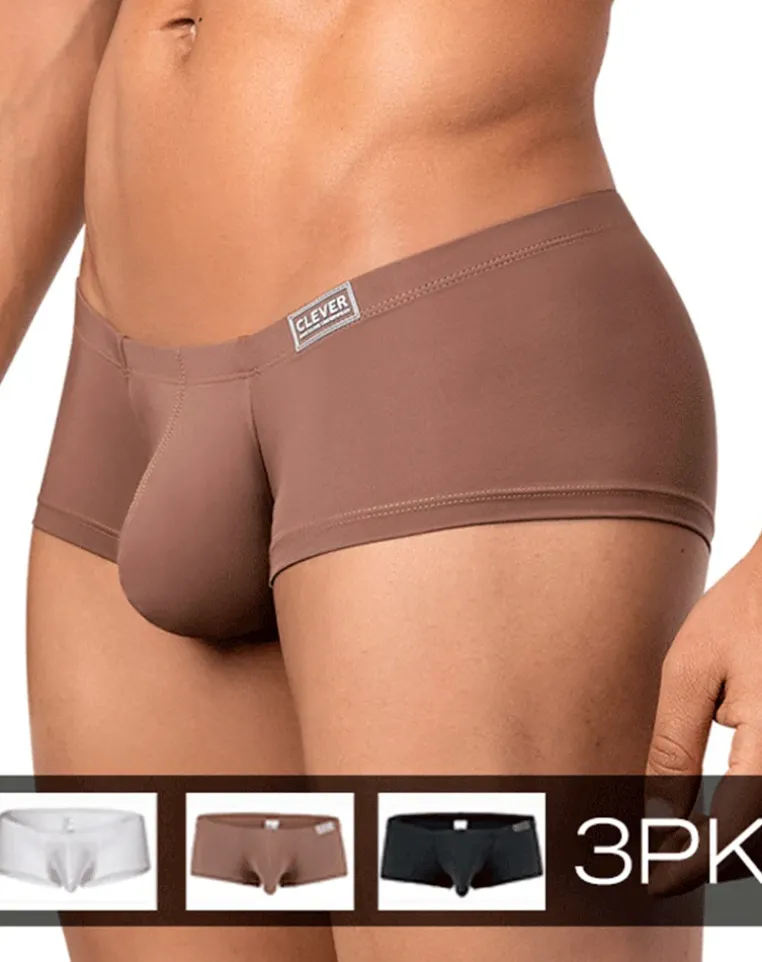 Clever 26068 3pk Australian Latin Trunks Multi-colored