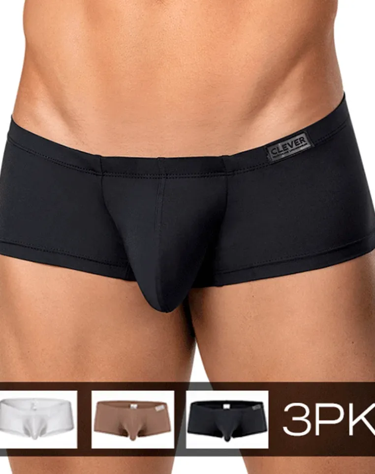 Clever 26068 3pk Australian Latin Trunks Multi-colored