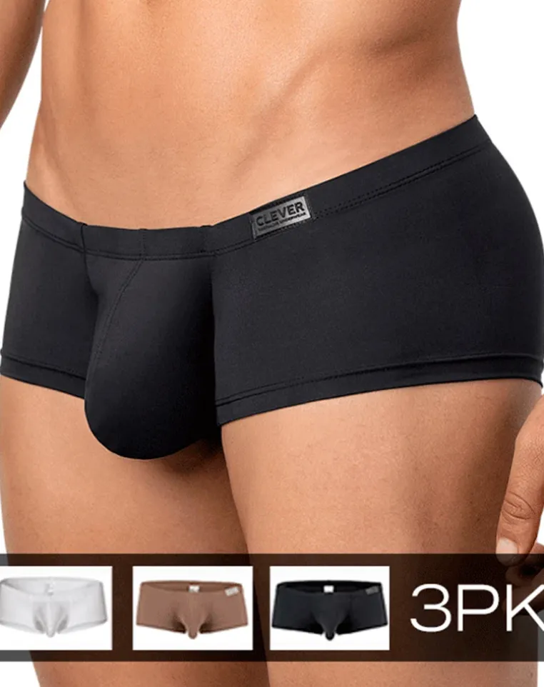 Clever 26068 3pk Australian Latin Trunks Multi-colored