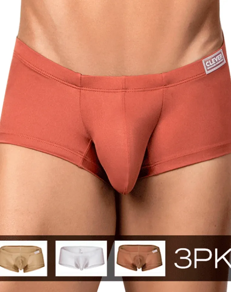 Clever 26069 3pk Australian Latin Trunks Multi-colored