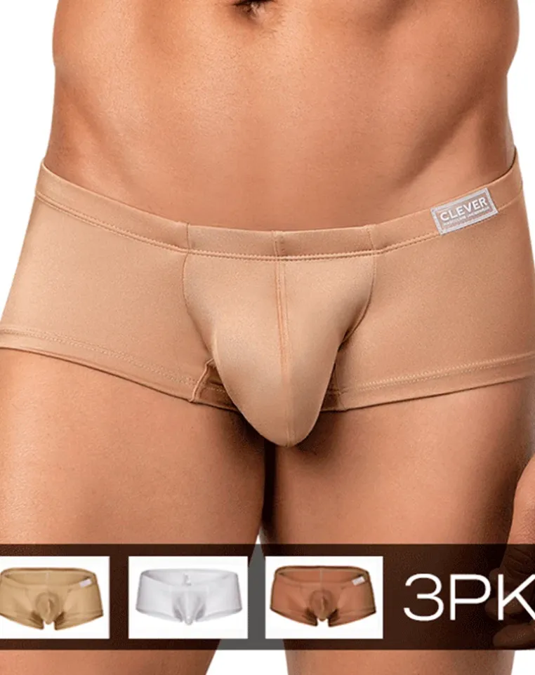 Clever 26069 3pk Australian Latin Trunks Multi-colored