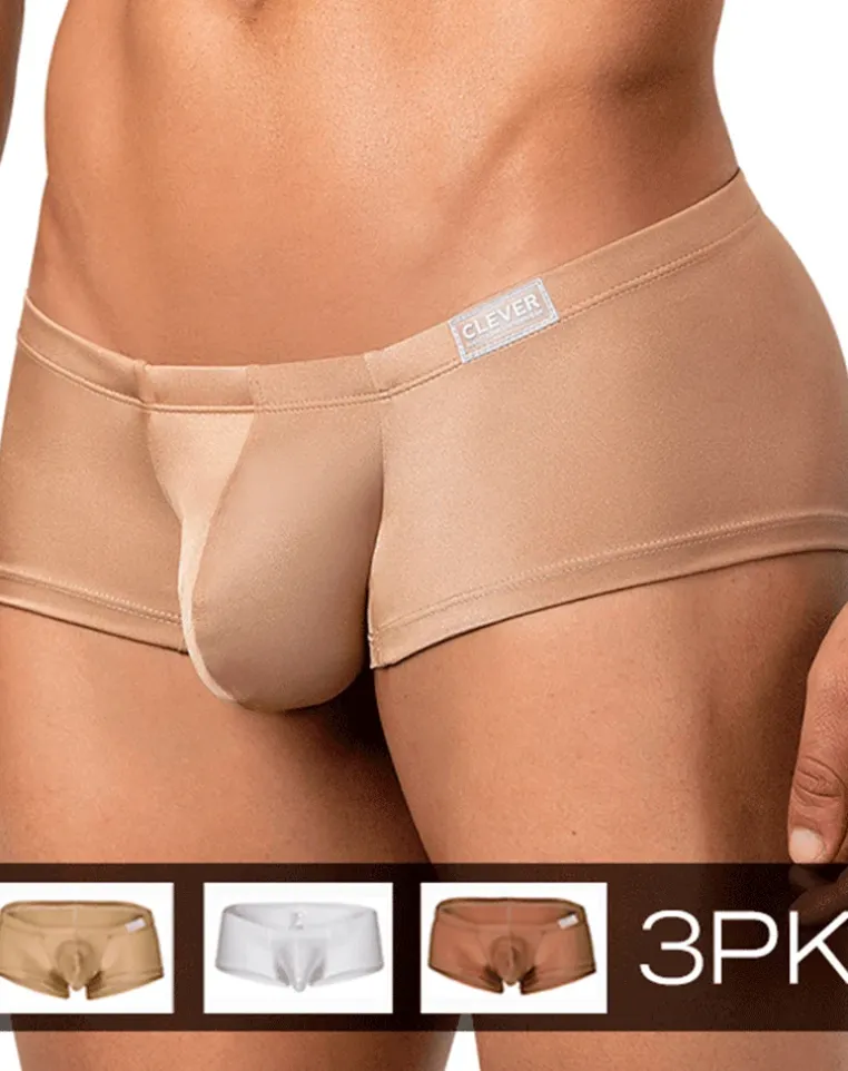 Clever 26069 3pk Australian Latin Trunks Multi-colored