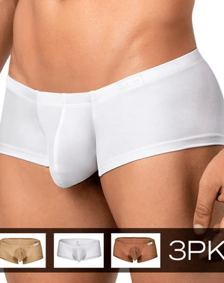 Clever 26069 3pk Australian Latin Trunks Multi-colored
