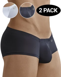 Clever 229924 2pk Australian Trunks Black-white