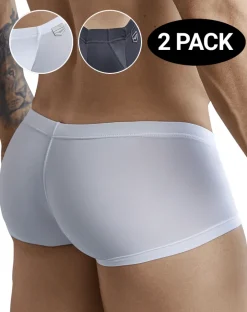 Clever 229924 2pk Australian Trunks Black-white