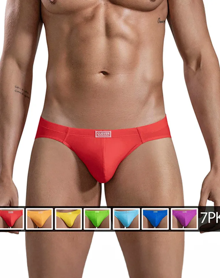 Clever 519967 7pk Briefs Multi-colored