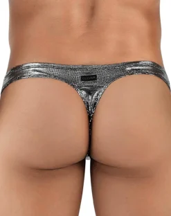 Clever 2072 Sparkles Thongs Black