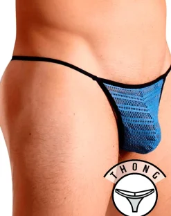 Doreanse 1306-blu Mesh G-string Thong Blue