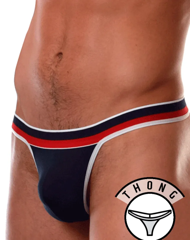 Doreanse 1218-nvy Metro Thong Navy Blue