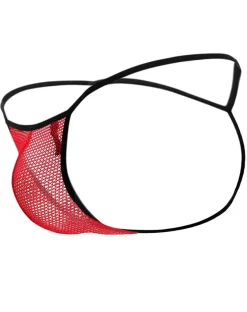 Doreanse 1306-red Mesh G-string Thong Red