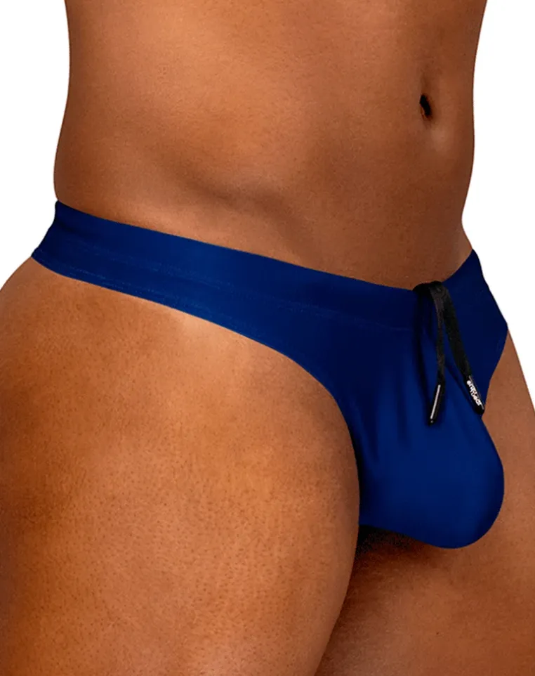 Ergowear Ew1832 Performance 4-way Stretch Men's Swim Thongs Blue Indigo