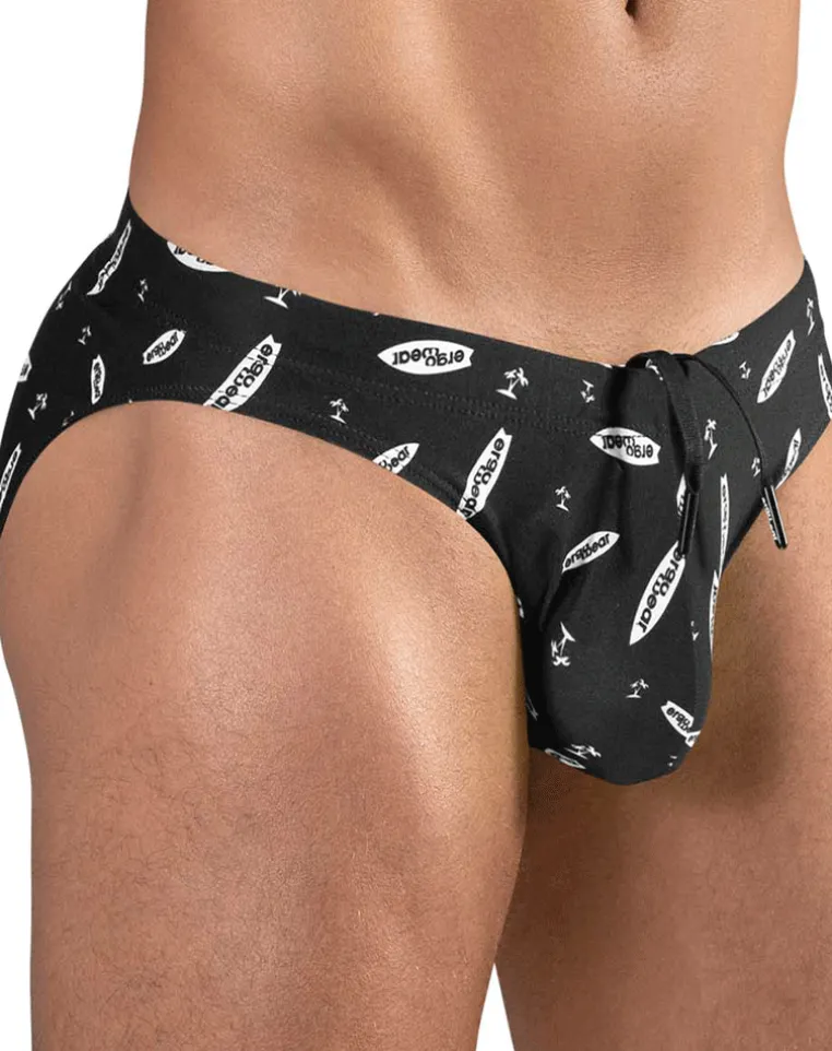 Ergowear Ew1766 X4d Sw Swim Briefs Black-white
