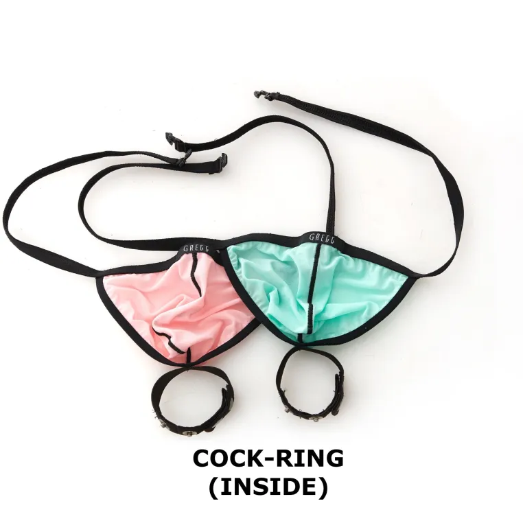 Gregg Homme Torridz Cockring inside Pouch String 87416 Black