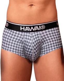 Hawai 42430 Printed Briefs Gray