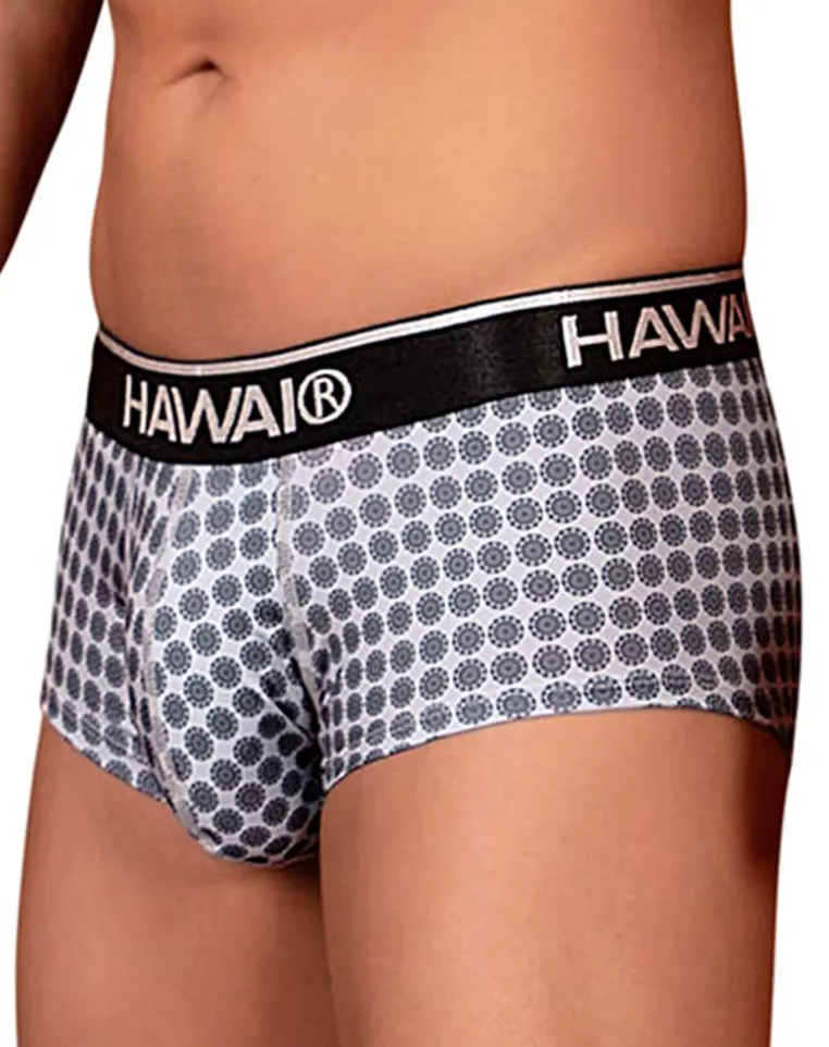 Hawai 42430 Printed Briefs Gray