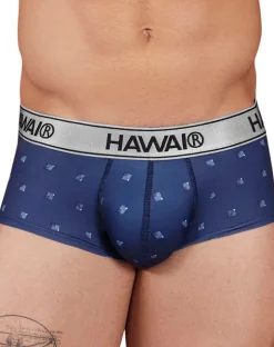 Hawai 42480 Printed Microfiber Briefs Blue