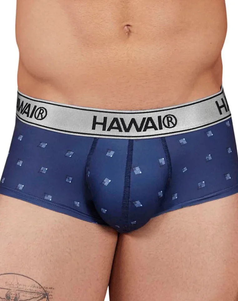 Hawai 42480 Printed Microfiber Briefs Blue