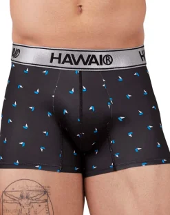 Hawai 42470 Printed Microfiber Trunks Black