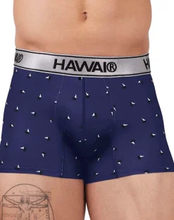 Hawai 42470 Printed Microfiber Trunks Blue