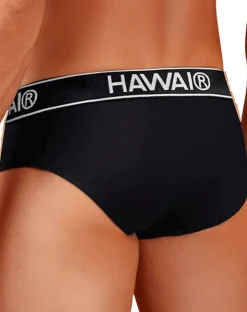 Hawair 41962 Cotton Blend Briefs Black-01