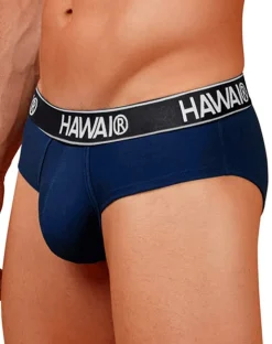 Hawair 41962 Cotton Blend Briefs Dark Blue-01