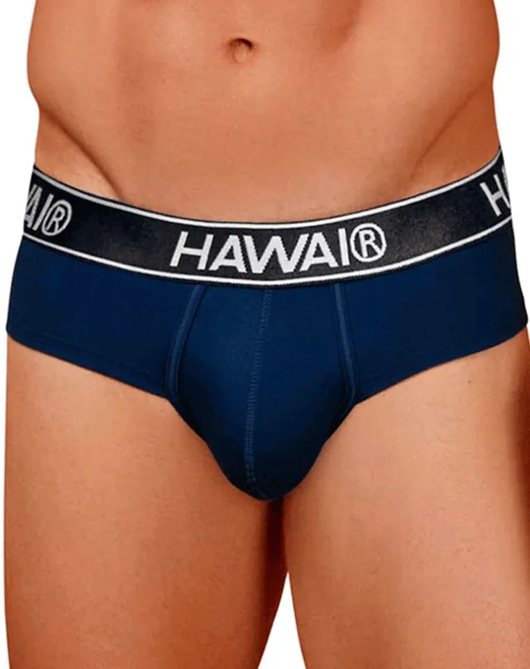 Hawair 41962 Cotton Blend Briefs Dark Blue-01