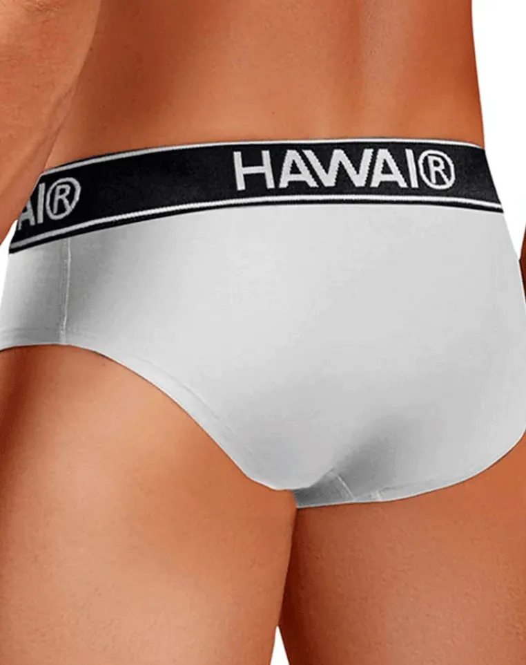Hawair 41962 Cotton Blend Briefs White-01