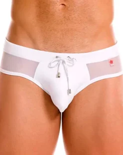 Jor 2193 Mystic Swim Briefs White