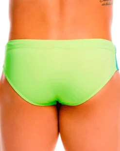 Jor 2384 Wind Swim Briefs Green