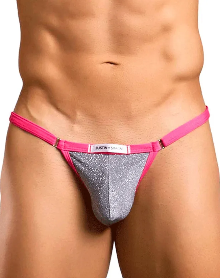 Justin+simon Xsj12 Bikini One Lurex Gray