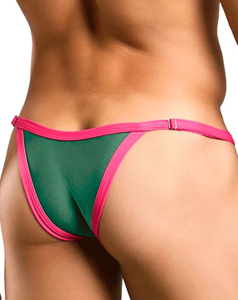 Justin+simon Xsj12 Bikini One New Green