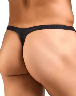 Justin+simon Xsjbu02 Bulge Thongs Peach Black