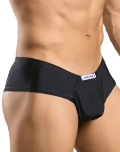 Justin+simon Xsj22 Cheek Briefs Black