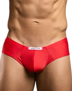 Justin+simon Xsj22 Cheek Briefs Red
