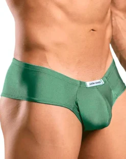 Justin+simon Xsj22 Cheek Briefs New Green