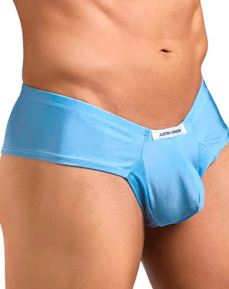 Justin+simon Xsj22 Cheek Briefs Baby Blue
